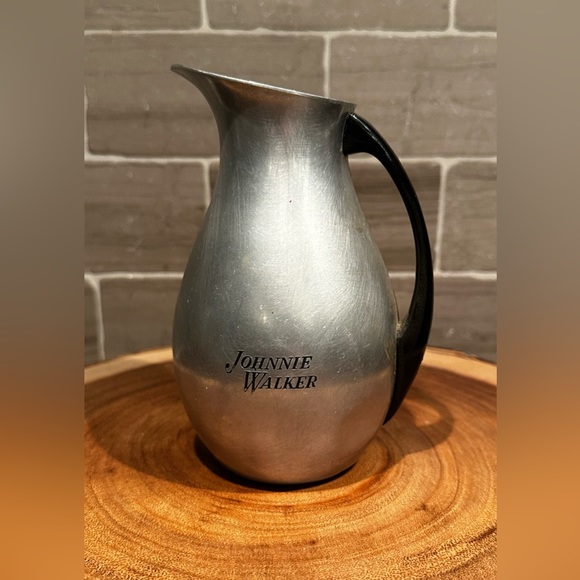 Vintage Puralum Johnie Walker Aluminum Pitcher Carafe for Display only Italy - Picture 2 of 12